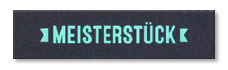 Etikett, Meisterstück