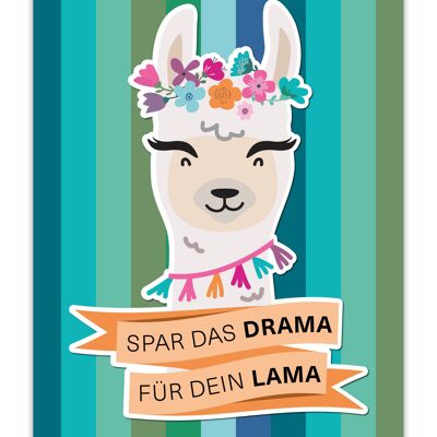Carte postale, Drama Lama