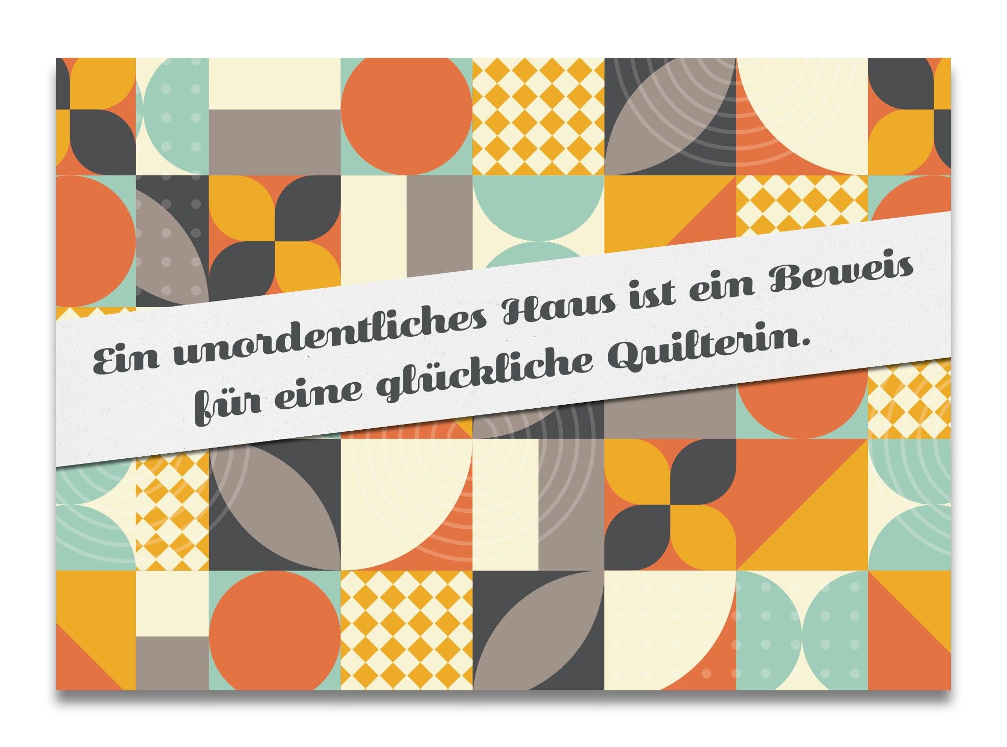 Cartolina, Quilter felice