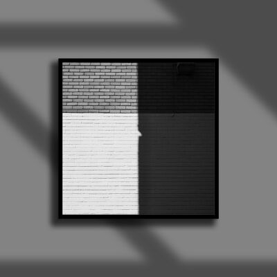 In Shade - Minimalist Photography Print - 28x28 Inches