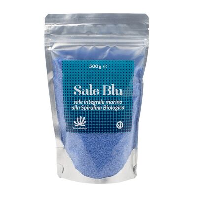 Blauer Salz-Sparumschlag
