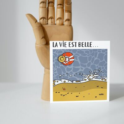 Carte _ La vie est belle