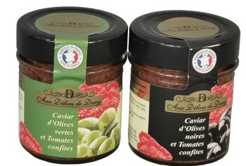 Prêt à vendre caviars tomates olives 2