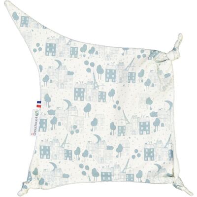 Precious Paris baby comforter with small knots