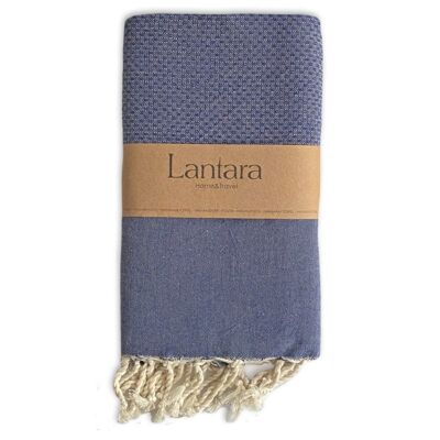 Hammam Towel Fouta Honeycomb - Dark Blue - 100x200cm