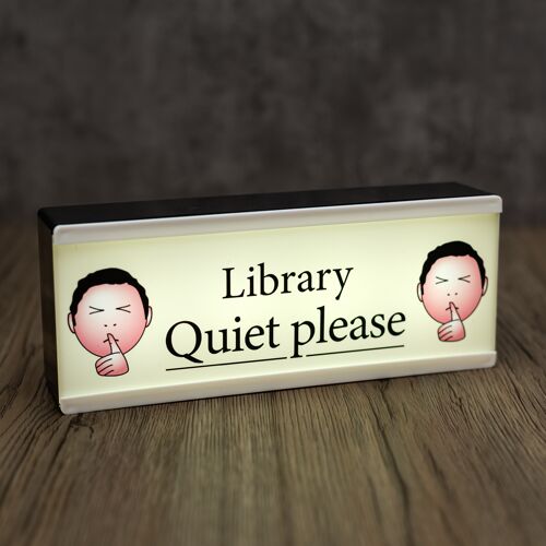 Light Up Room Sign Library
