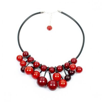 Collier VENUS Coquelicot/Rouge/Rouge Vif