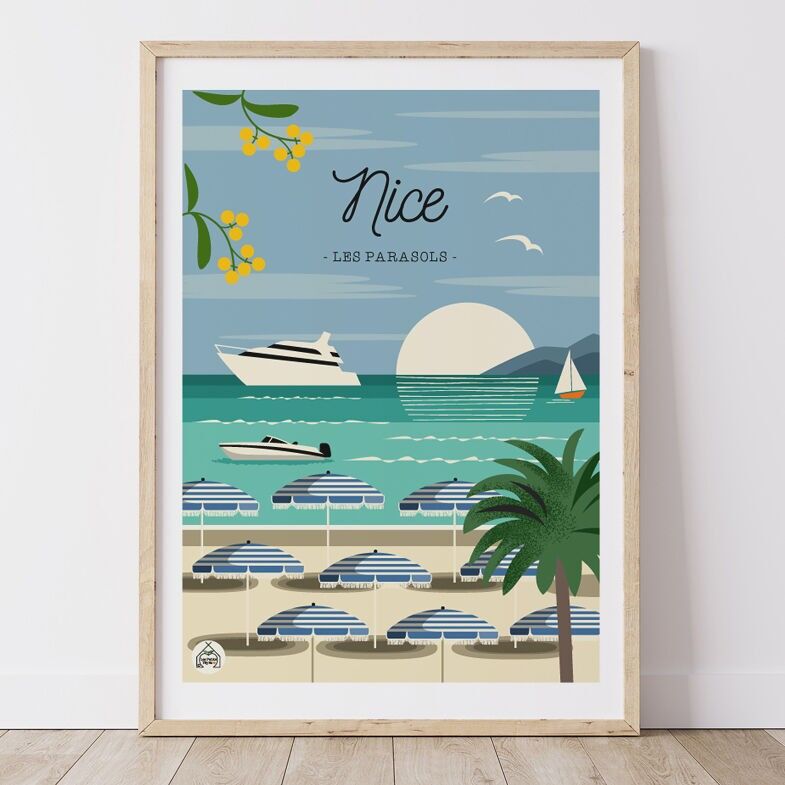 NICE Poster - Gli ombrelloni