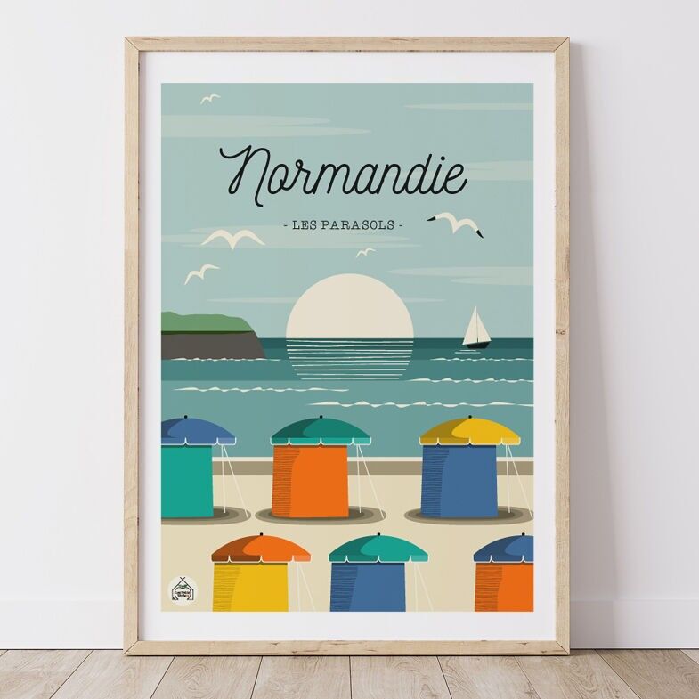 NORMANDIE Poster – Die Sonnenschirme