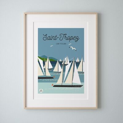SAINT-TROPEZ - The Sails - Poster