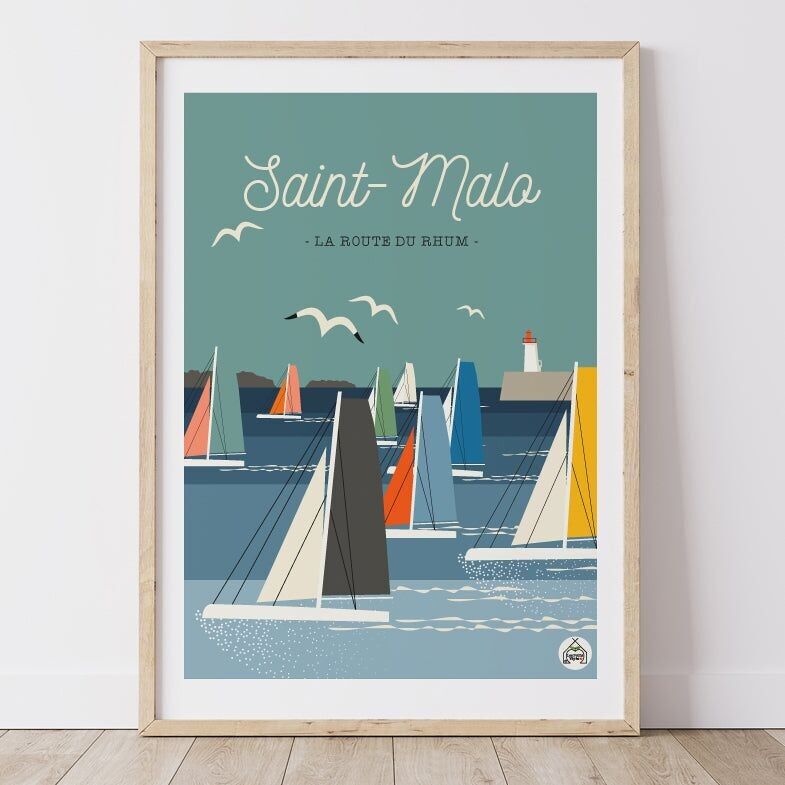 Poster SAINT-MALO - La Route du Rhum