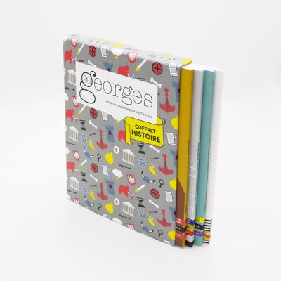 Revista Georges 7 - 12 años, cuadro "Historia": No. Prehistoria + Edad Media + Mitología Griega + Vikingo