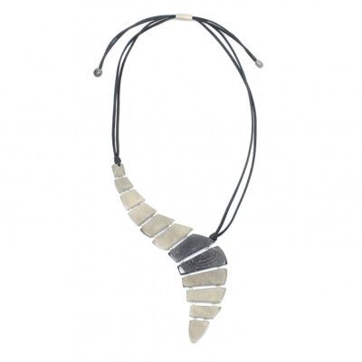 Collier ATLAS Gris Taupe/Gris Charbon