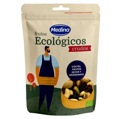 FRUTOS SECOS ECOLÓGICOS DOYPACK ECO F/S CRUDO Y ARANDANOS 100 GR