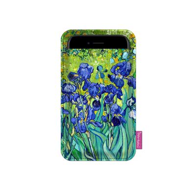 Iris Smartphone-Hülle aus grauem Filz Bertoni