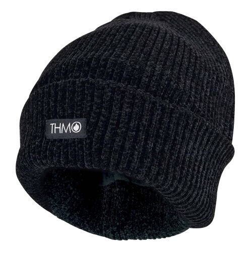 THMO - Ladies Thermal 40g 3M Insulation Lined Chenille Beanie Hat