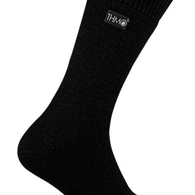 THMO - 1 paire de chaussettes thermiques chaudes doublées en polaire pour homme pour l'hiver