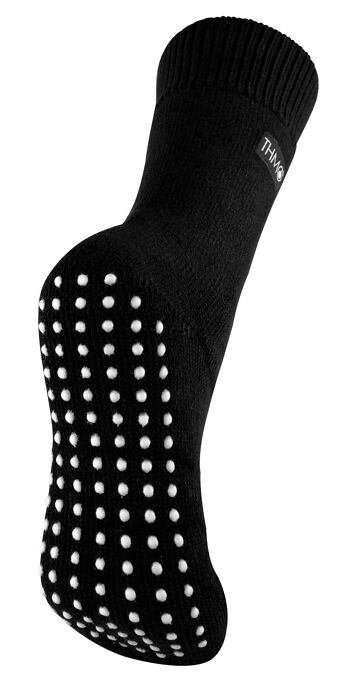 THMO - Chaussettes de lit thermiques confortables pour femmes avec pinces antidérapantes 1