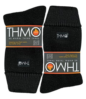 THMO - Chaussettes de lit thermiques confortables pour femmes avec pinces antidérapantes 2