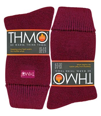 THMO - Chaussettes de lit thermiques confortables pour femmes avec pinces antidérapantes 6