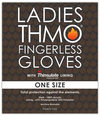 Gants thermiques sans doigts pour femmes | THMO | Gants d'hiver Thinsulate doux doublés en polaire pour femmes 2