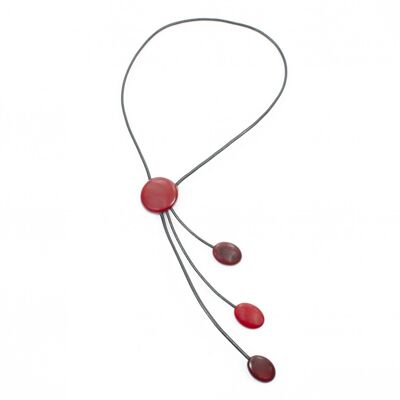 Collier LAYKA Coquelicot/Rouge