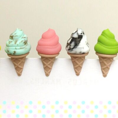 Ice cream glass markers | 6 in a set