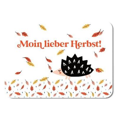 Postkarte Moin lieber Herbst