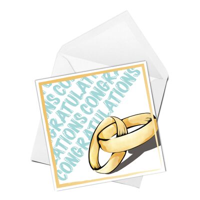 Champagne glasses Greeting Card