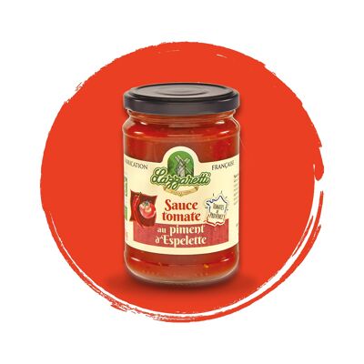 Jar, sauce, tomato, Espelette pepper, organic
