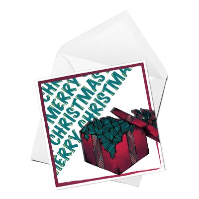 Christmas Box Greeting Card