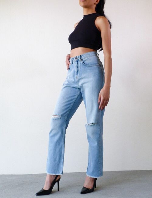 Jeans Flare - Taille Haute -  BohoChic Flare