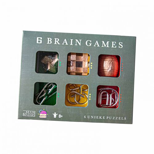 Brain Games giftbox (6 puzzels)