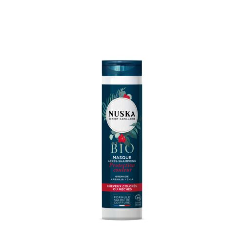 Masque après-shampoing bio ** protection couleur Nuska 200 ml