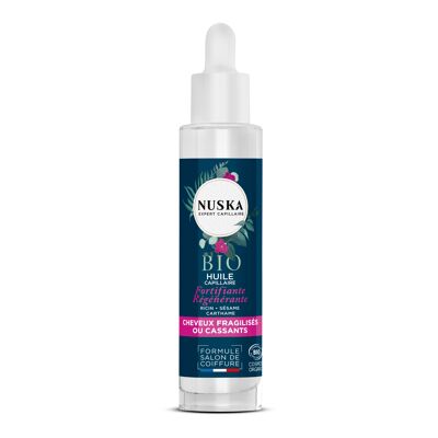 Olio per capelli bio ** Nuska fortificante e rigenerante 50 ml