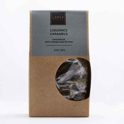 LIQUORICE CARAMELS, 100G