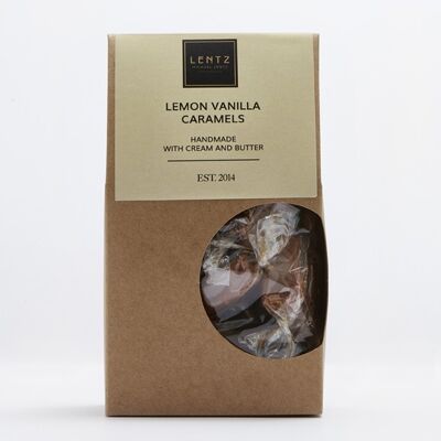 LEMON VANILLA CARAMELS, 100G