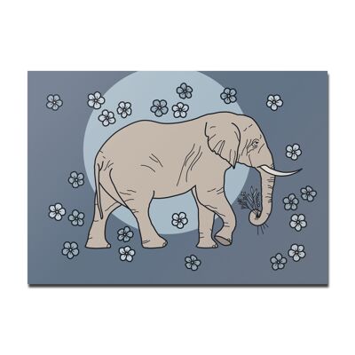 Elefante de postal