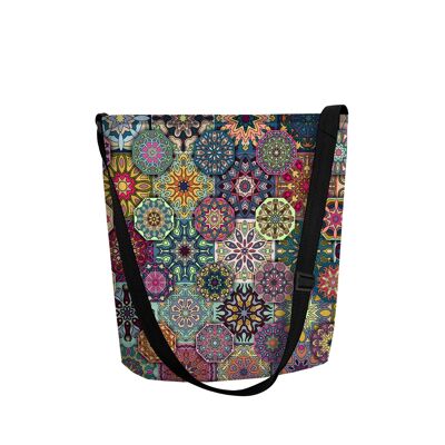 Borsa A Tracolla Valencia In Feltro Antracite Della Linea Funky Bertoni