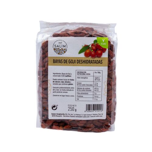 BAYAS DE GOJI , 250 Gr