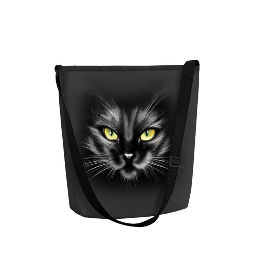 Borsa A Tracolla Nero In Feltro Antracite Linea Funky Bertoni