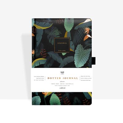 Jungle At Night Dotted Journal