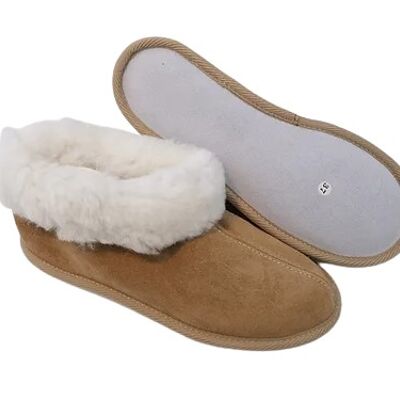 Classic slippers "Leather"