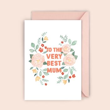 Fleurs de la fête des mères · Carte pliée 1