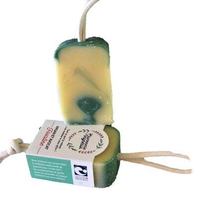 FAUSTINE soap, enriched with argan oil and avocado, with Cord