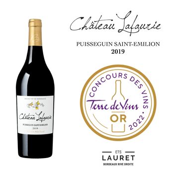 Château Lafaurie 2019, Puisseguin Saint Emilion, Vin rouge puissant et charnu 3