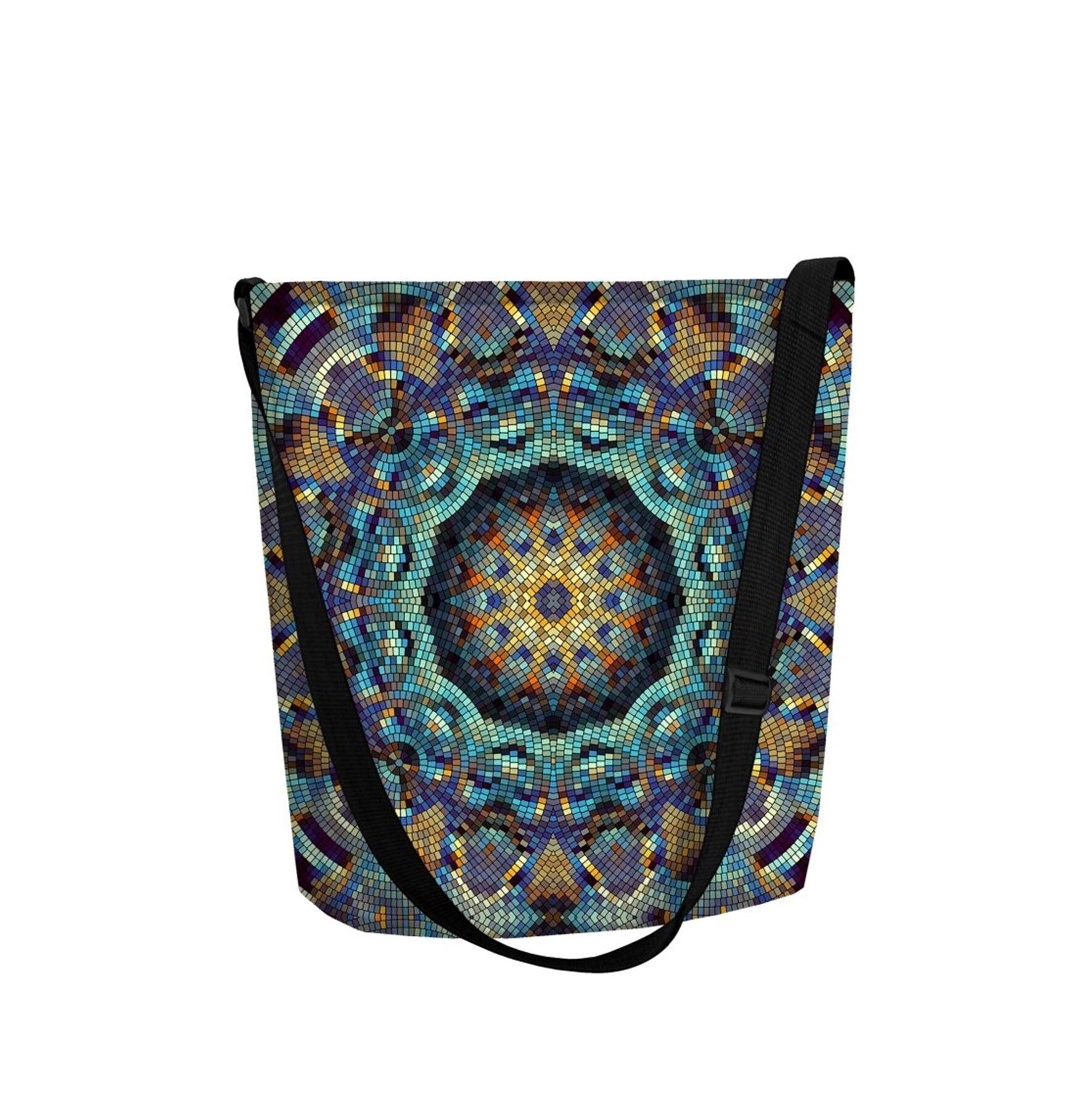 Borsa A Tracolla Barcelona In Feltro Grigio Della Linea Funky Bertoni