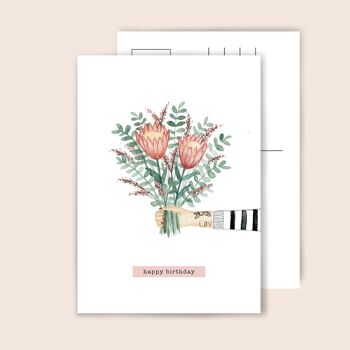 Anniversaire de Protea · Carte postale
