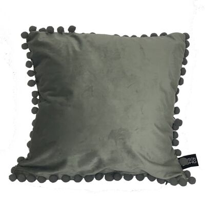 Housse de coussin Pom Pom Grey