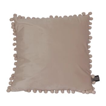 Housse de coussin Pom Pom Rose 1